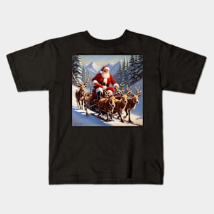 Christmas art (4) Kids T-Shirt